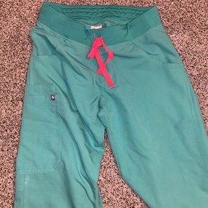 Figs surgical green kade pants size xs
